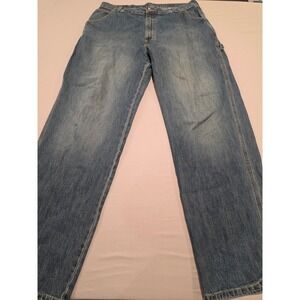 Bugle Boy Jean Co Mens 36x34 Carpenter Jeans Blue Denim Relaxed Workwear 0894